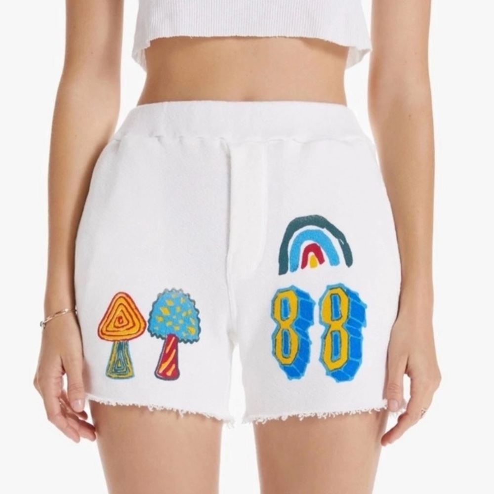 Mother The Quickie Roller Short Fray Sunshiney Day size M